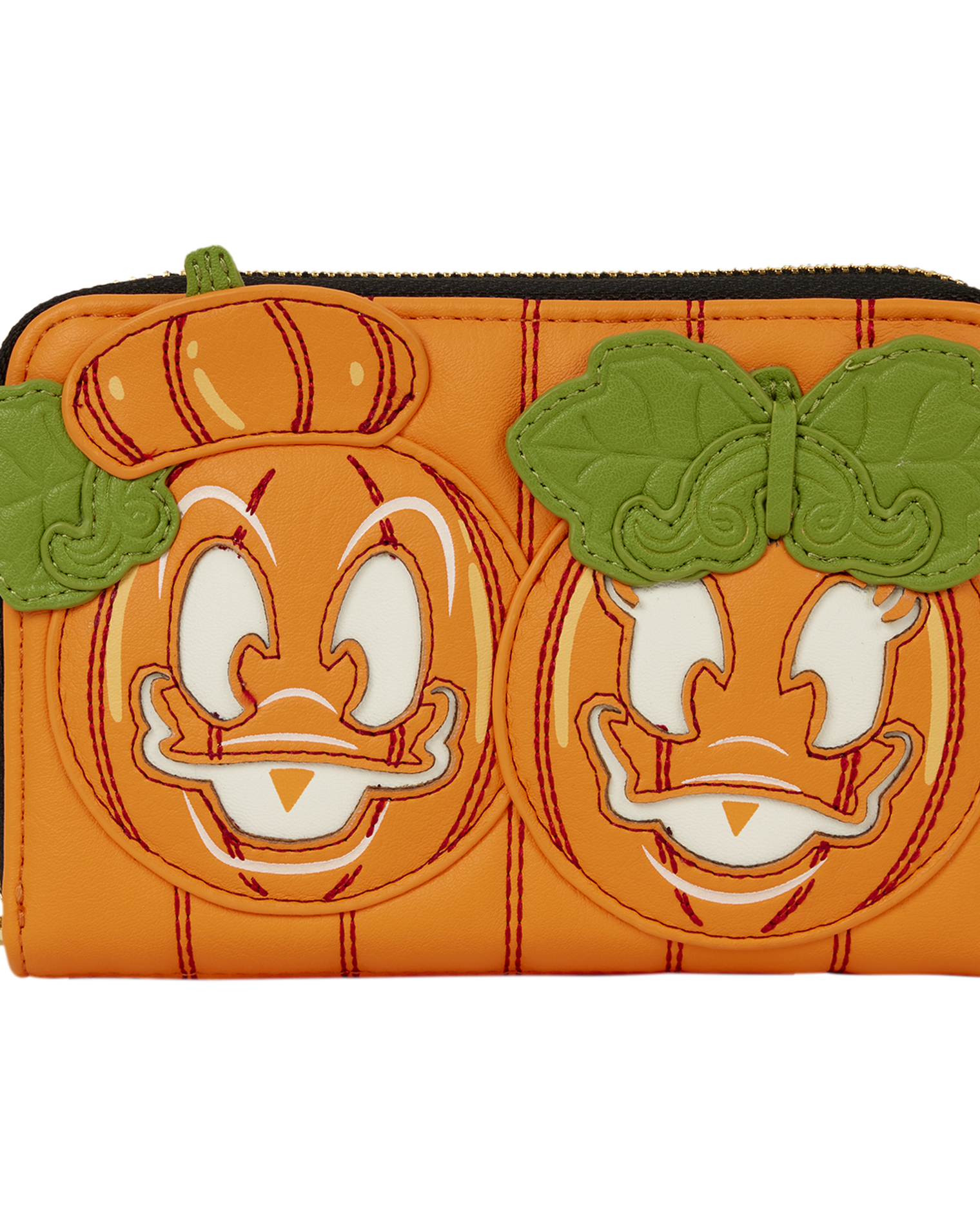 Donald & Daisy Jack-o'-Lantern Exclusive Glow Zip Around Wallet