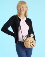 Mickey Mouse Floral Pumpkin Head Glow Figural Crossbody Bag - Image 2