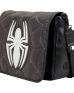 Spider-Man Black & White Suit Quilted Messenger Crossbody Bag - Image 5