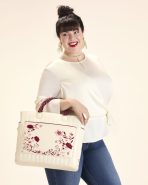 Loungefly Cream & Red Floral Convertible Backpack and Tote Crossbody Bag - Image 3