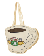 Friends Central Perk Coffee Cup Oversized Canvas Tote Bag - Image 3