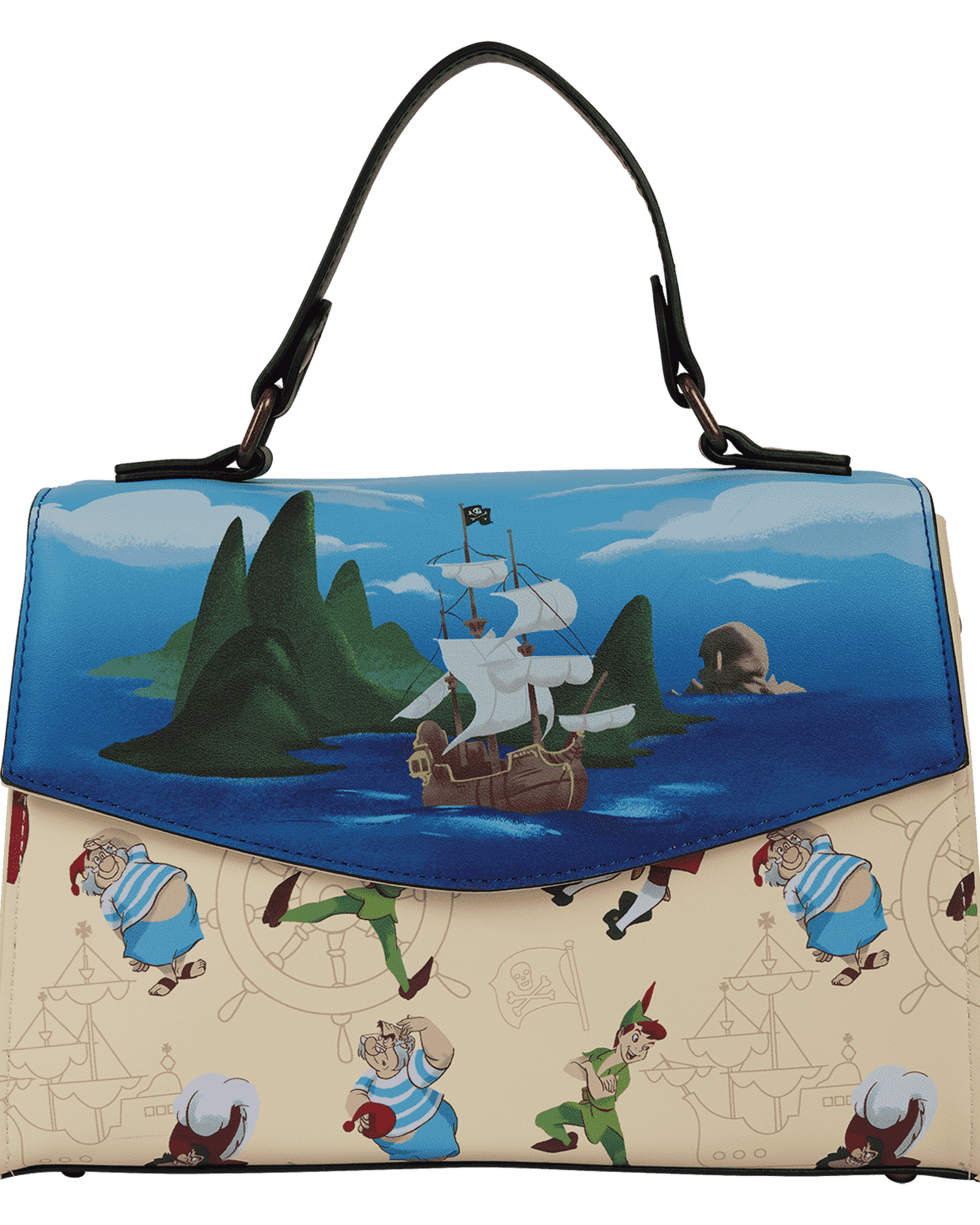 Peter Pan Exclusive Captain Hook Pirate Ship Crossbody Bag
