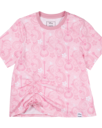 Hannah Montana Drawstring Hem All-Over Print Unisex Tee