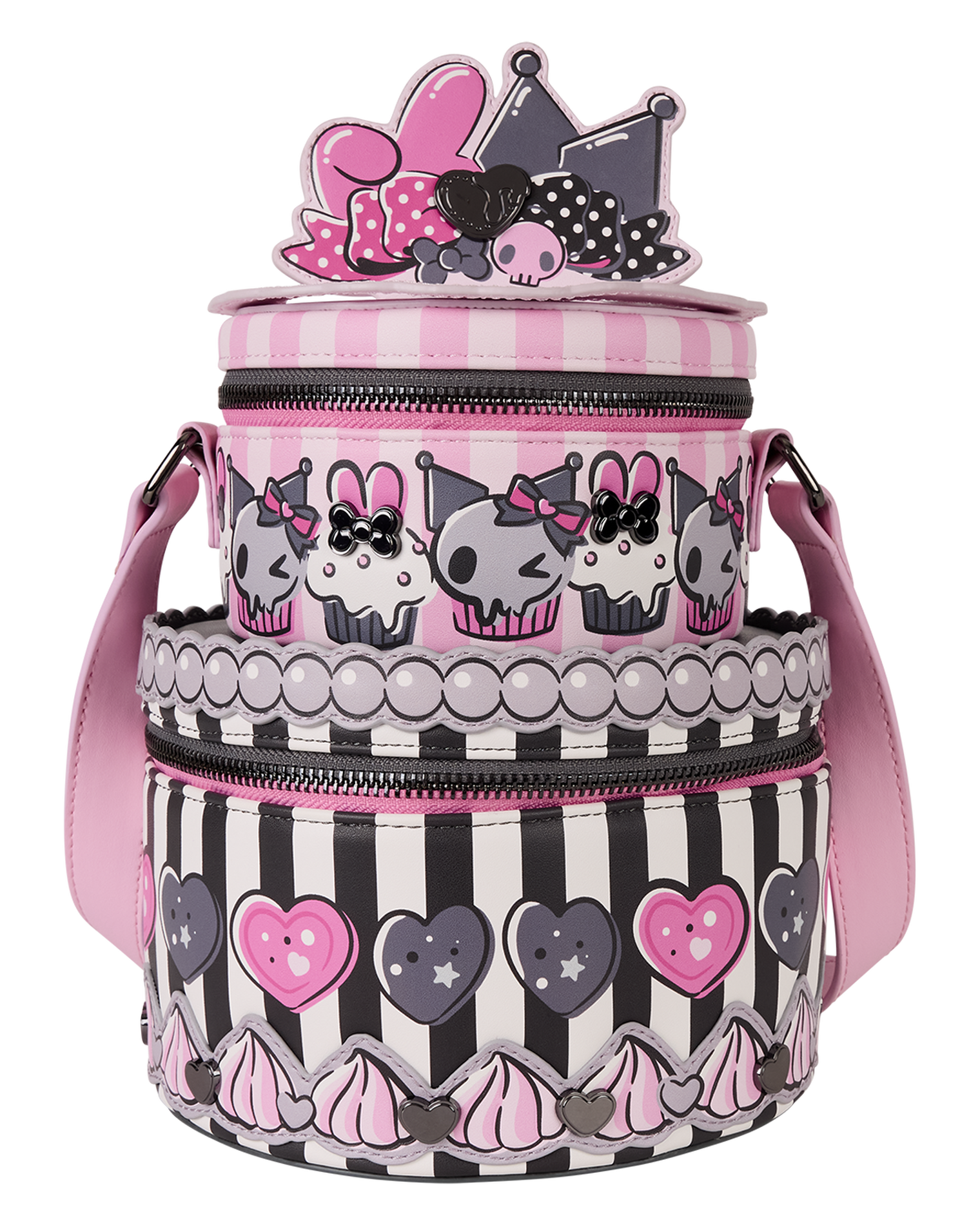 Sanrio My Melody & Kuromi Figural Cake Crossbody Bag