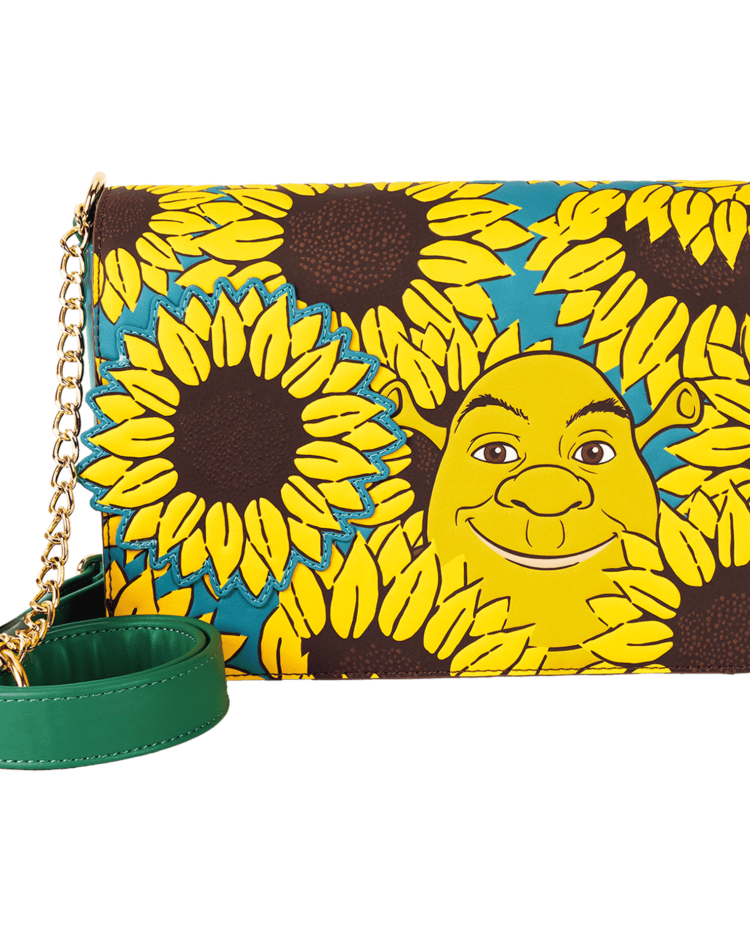 Shrek & Donkey Sunflower Field Crossbody Bag