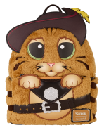 Shrek Puss In Boots Plush Cosplay Mini Backpack