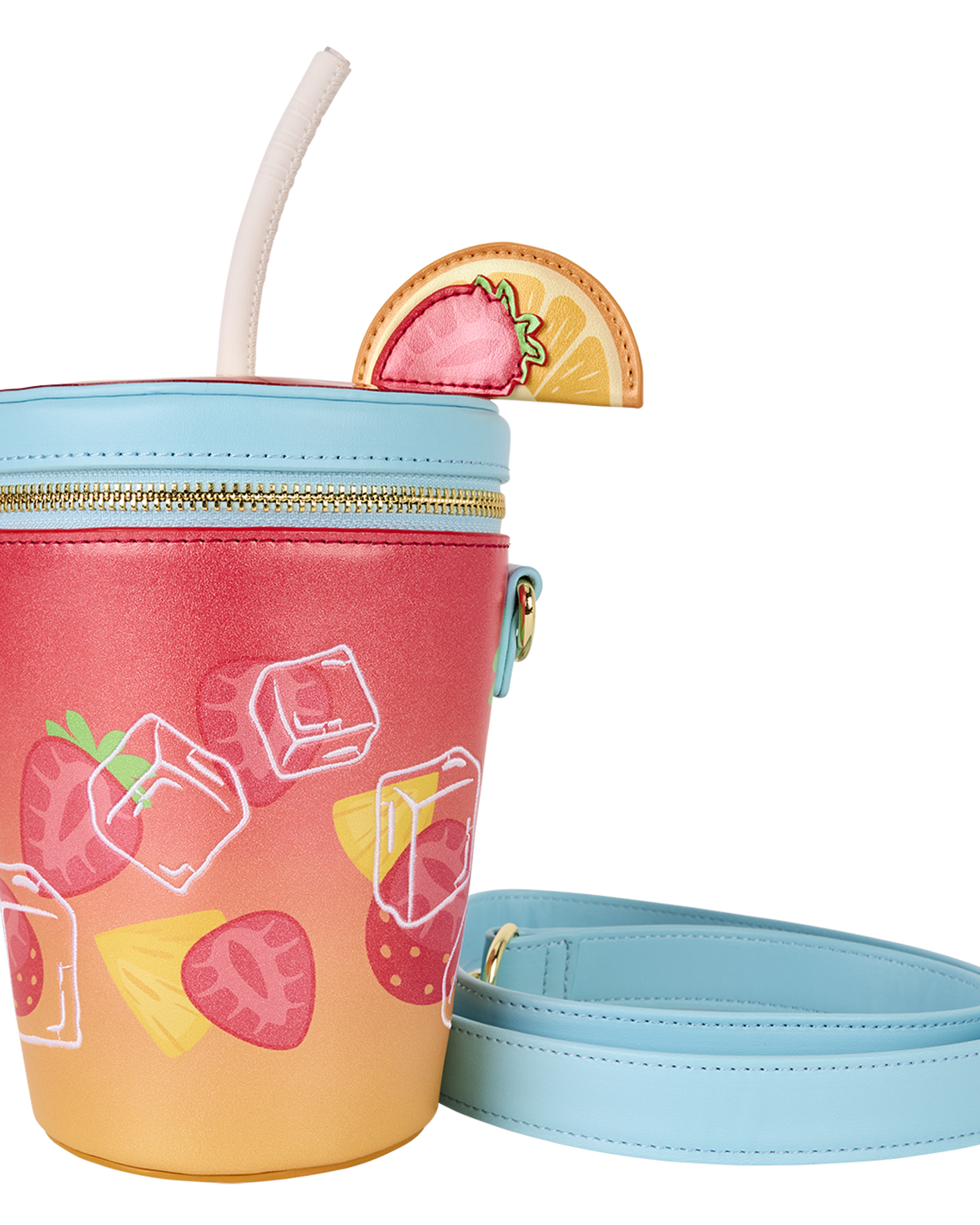 Loungefly Tropical Drink Figural Crossbody Bag