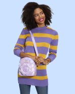 Bambi Iridescent Convertible Mini Backpack & Crossbody Bag - Image 2
