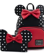 Disney Minnie Mouse Black & White Polka Dot Cosplay Mini Backpack - Image 8