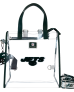 NFL New York Jets Clear Convertible Backpack & Tote Crossbody Stadium Bag