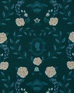 Bridgerton Silhouette Floral Mini Backpack - Image 6