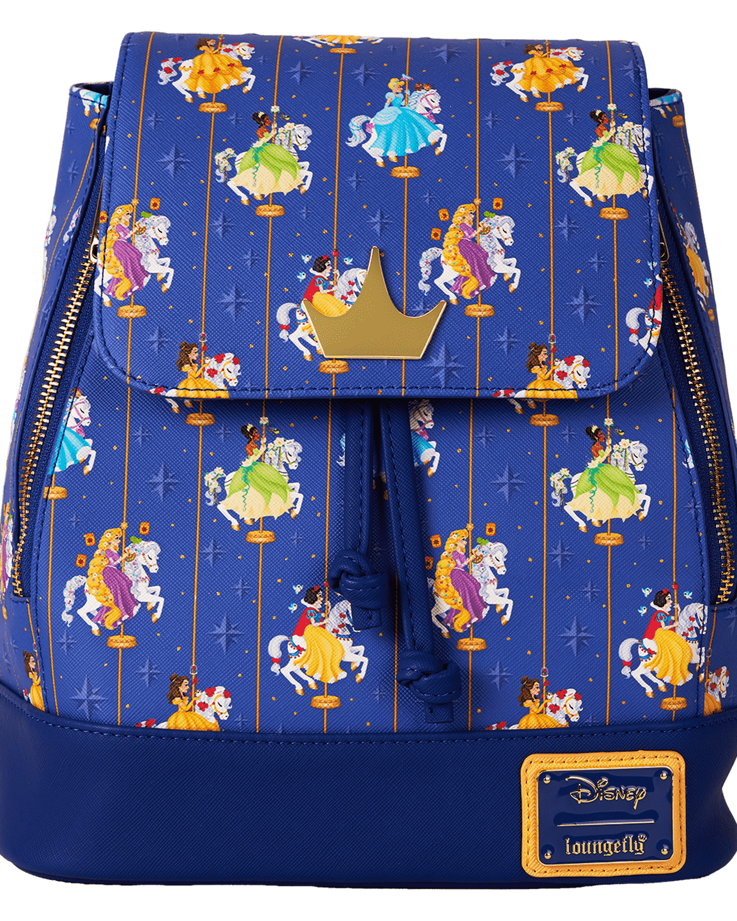 Disney Princess Carousel All-Over Print Drawstring Mini Backpack