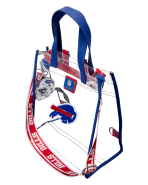 NFL Buffalo Bills Clear Convertible Backpack & Tote Crossbody Stadium Bag - Image 5