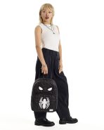 Spider-Man Black & White Suit Cosplay Quilted Full-Size Backpack - Image 3