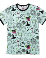 Wicked Elphaba & Glinda All-Over Print Unisex Tee