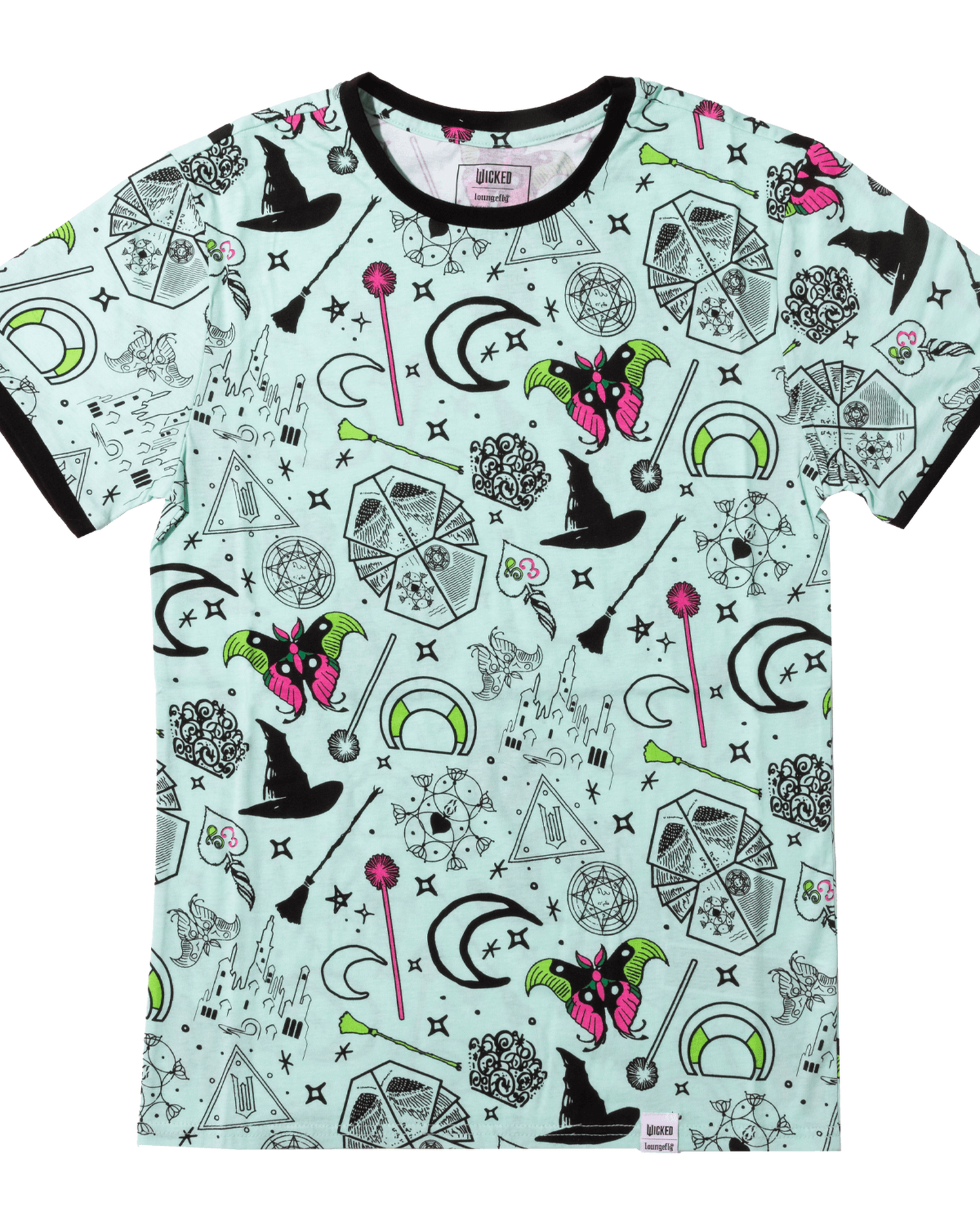 Wicked Elphaba & Glinda All-Over Print Unisex Tee
