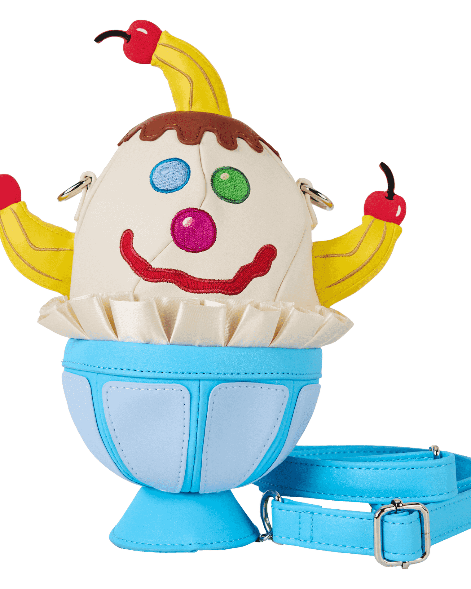 SpongeBob Squarepants Goofy Goober Ice Cream Sundae Figural Crossbody Bag