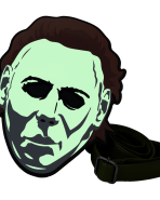 Halloween Michael Myers Mask Glow Crossbody Bag - Image 5