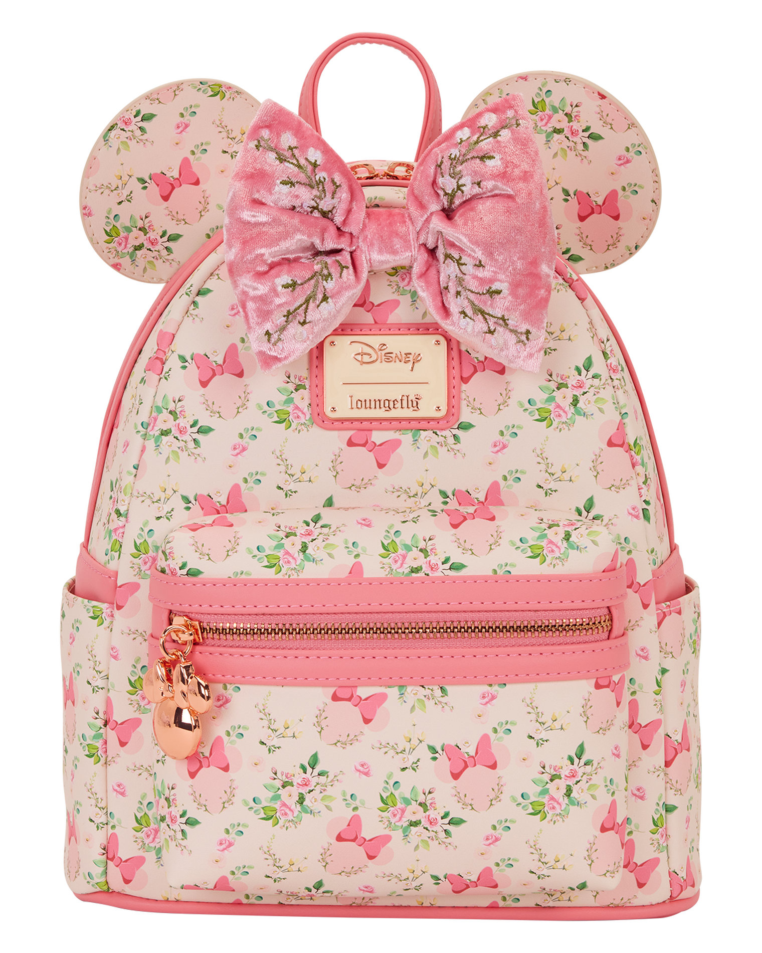 Minnie Mouse Floral All-Over Print Mini Backpack