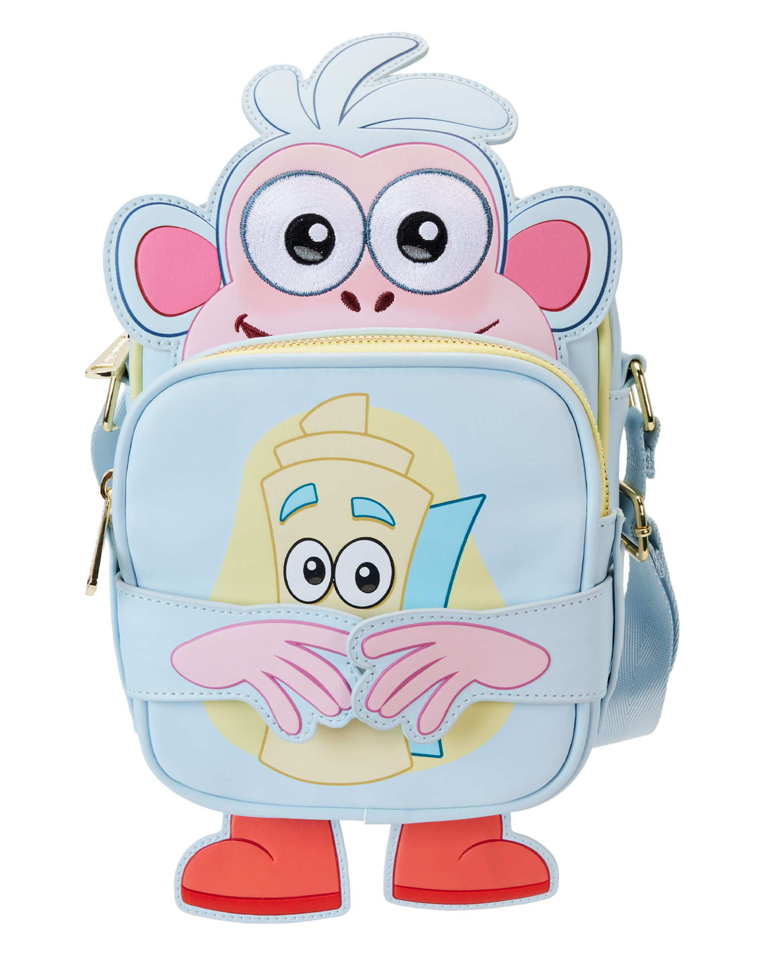 Dora the Explorer Boots Crossbuddies® Cosplay Crossbody Bag with Coin Bag