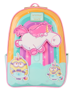 Minions Fluffy Unicorn Rainbow Mini Backpack