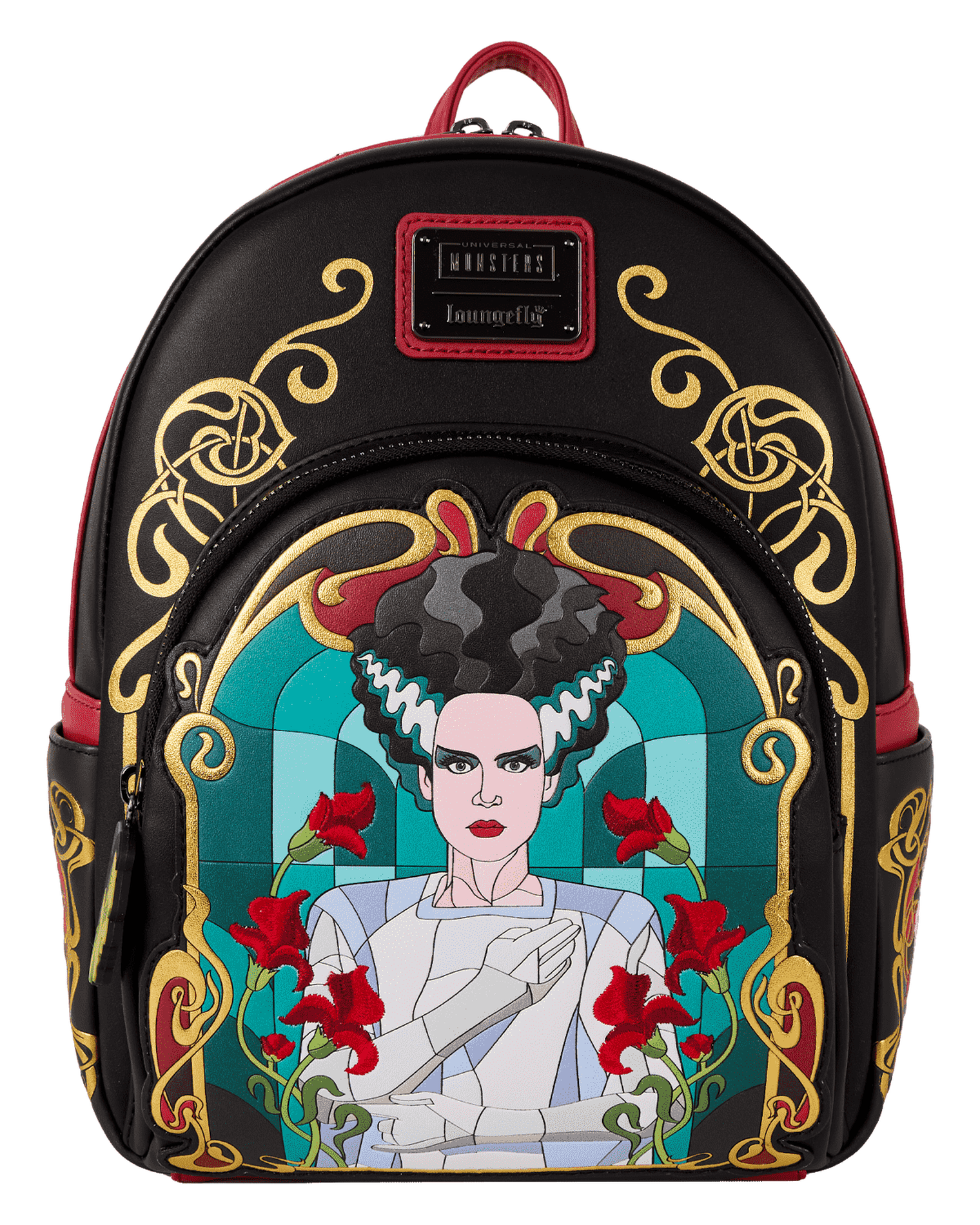 Universal Monsters The Bride Of Frankenstein Stained Glass Mini Backpack