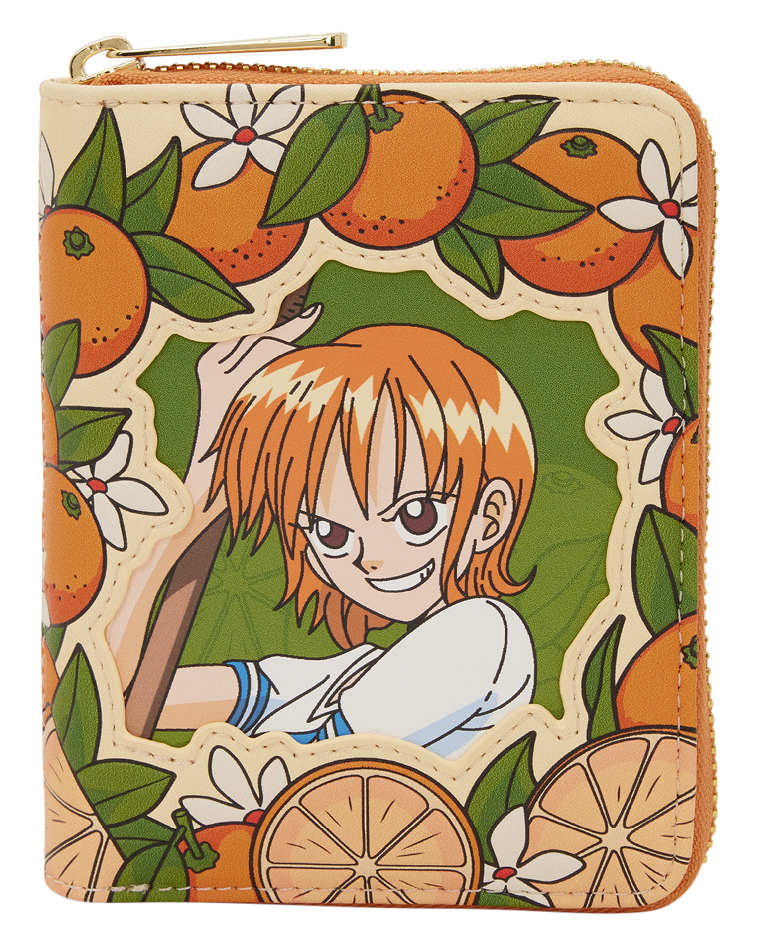 One Piece Exclusive Nami & Tangerines Zip Around Wallet
