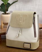 Mickey & Friends Canvas All-Over Print Drawstring Bucket Mini Backpack - Image 2