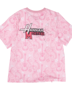 Hannah Montana Drawstring Hem All-Over Print Unisex Tee - Image 4