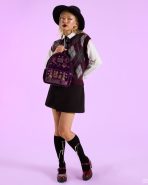 Sanrio Hello Kitty & Friends Exclusive Halloween Costume Velvet Mini Backpack - Image 3