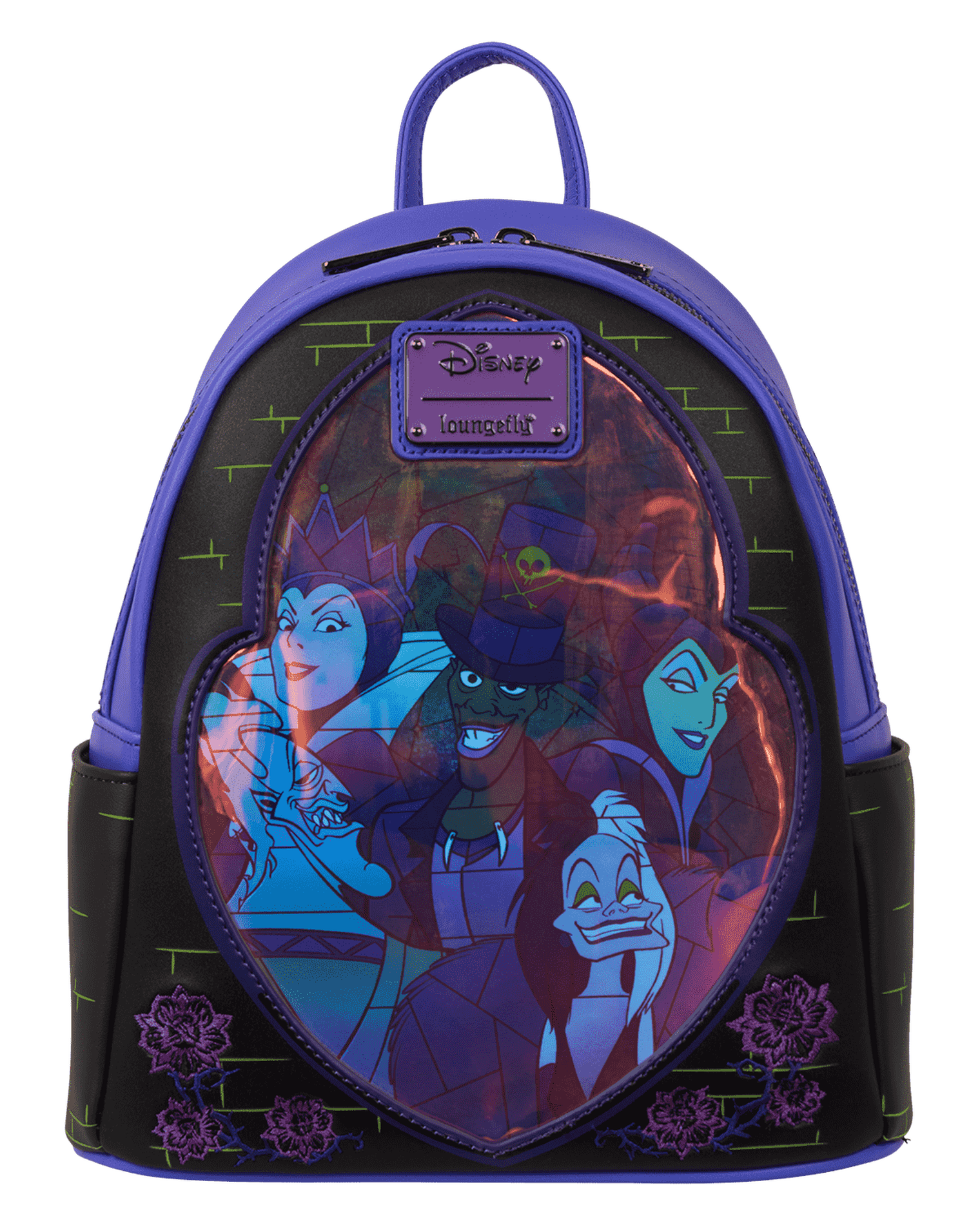 Disney Villains Exclusive Stained Glass Glow Mini Backpack