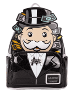 Monopoly 90th Anniversary Pennybags Glitter Cosplay Mini Backpack