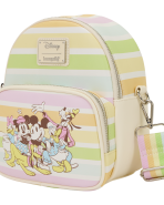 Mickey & Friends Rainbow Stripes Convertible Mini Backpack & Crossbody Bag - Image 3
