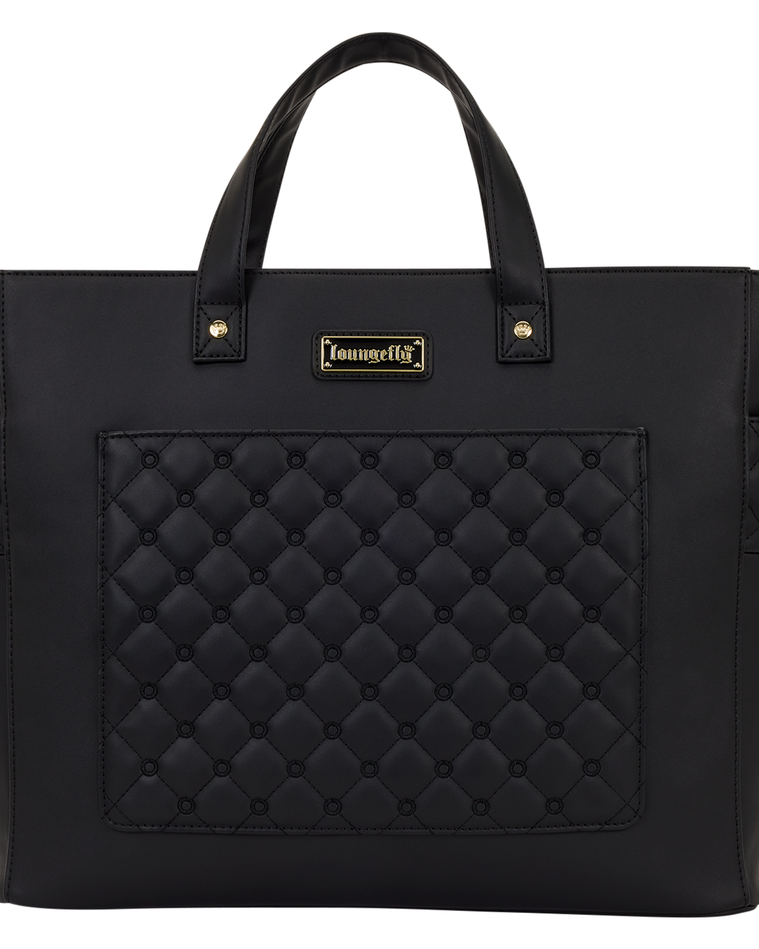 Loungefly The Mo Black Convertible Backpack & Tote Crossbody Pin Trader Bag