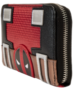 Marvel Metallic Deadpool Cosplay Zip Around Wallet - Image 4