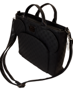 Mickey Mouse Checkered Texture Convertible Backpack & Tote Crossbody Bag - Image 4