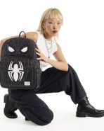 Spider-Man Black & White Suit Cosplay Quilted Full-Size Backpack - Image 2