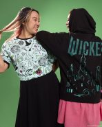 Wicked Elphaba & Glinda All-Over Print Unisex Tee - Image 2