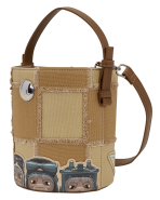 The Mandalorian Grogu & Anzellan Drawstring Bucket Crossbody Bag with Coin Bag - Image 6
