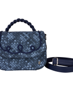 Loungefly Blue Checkered Crossbody Bag