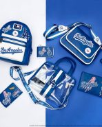 MLB LA Dodgers Clear Tote Crossbody Stadium Bag with Pouch  - Image 2