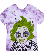 Beetlejuice & Lydia Deetz Reversible Tie-Dye Unisex Tee