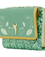 Peter Pan Tinker Bell Holiday Sequin Tri-Fold Wallet - Image 3