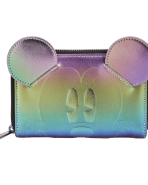 Mickey Mouse Exclusive Oil Slick Iridescent Cosplay Zip Around Wallet