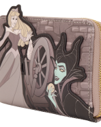 Sleeping Beauty & Maleficent Spinning Wheel Zip Around Wallet - Image 3