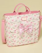Minnie Mouse Floral All-Over Print Convertible Backpack & Tote Crossbody Bag - Image 3