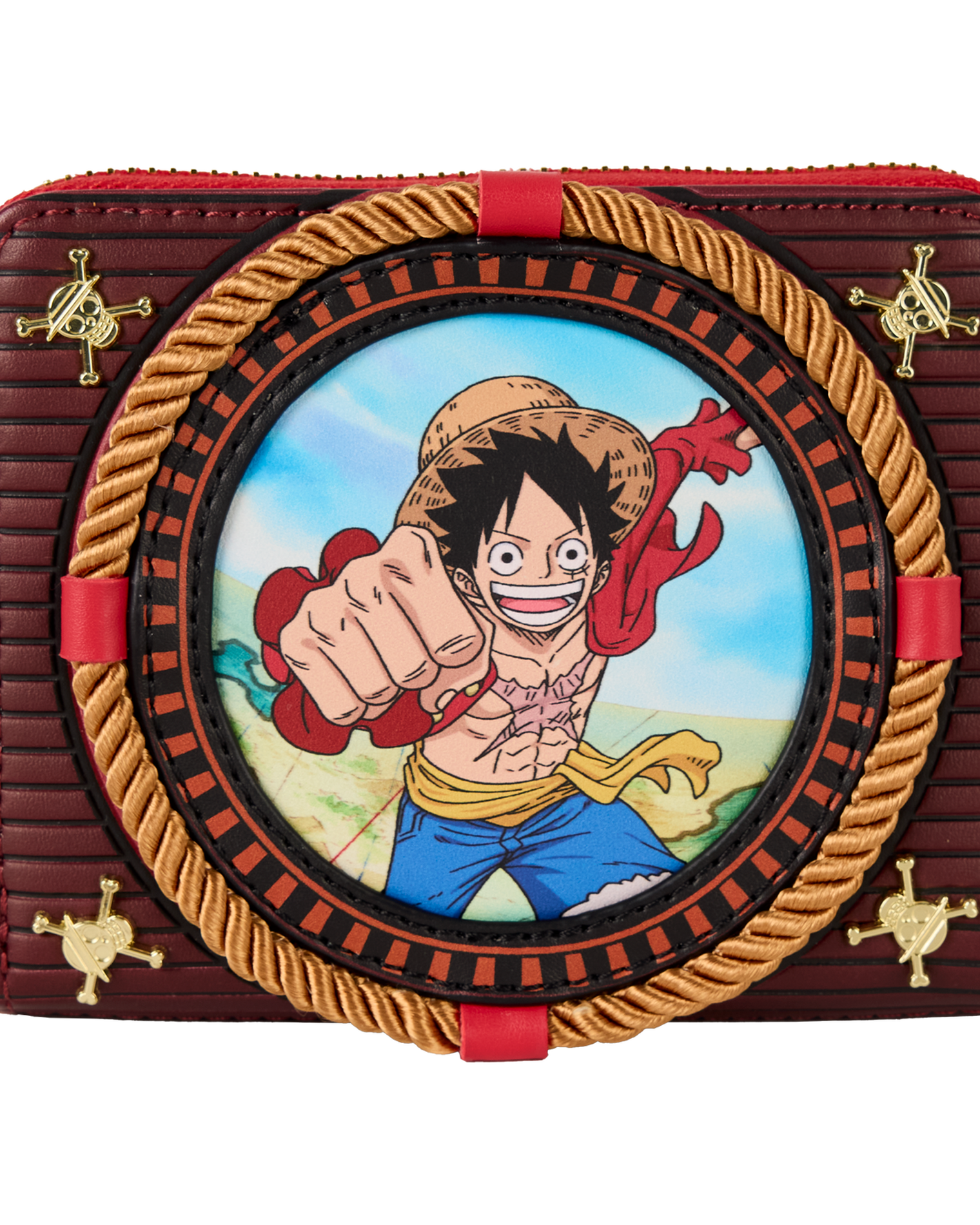 One Piece Luffy Zip Around Wallet