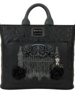 Wednesday Black Roses Convertible Backpack & Tote Crossbody Bag