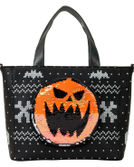 The Nightmare Before Christmas Jack Skellington Reversible Sequins Tote Crossbody Bag with Coin Bag - Image 7