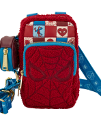 Spider-Man Sherpa Cell Phone Crossbody Bag with Coin Bag